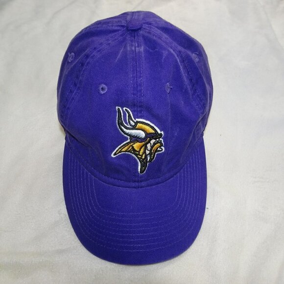 NFL Minnesota Vikings Reebok Purple Cap Hat Size Adult w/ Snap Strap - Picture 1 of 5